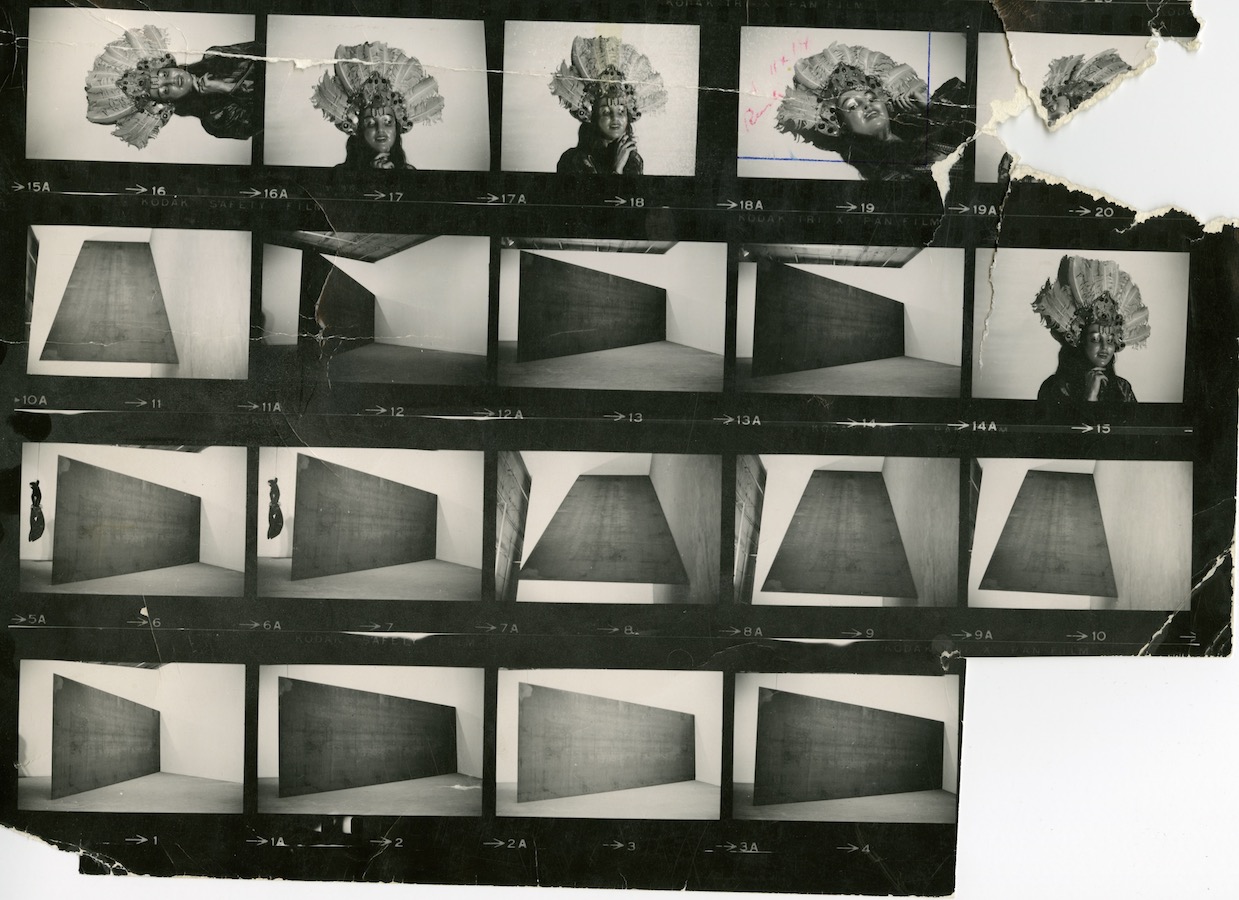 Photographic contact sheet showing different views of Jonas in Organic Honey costume