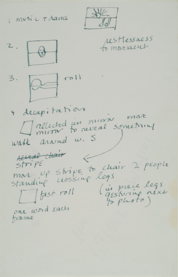 Video notes and sketches