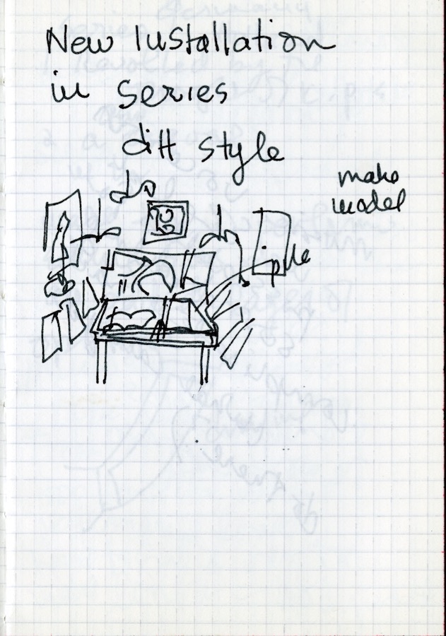 Installation note and sketch