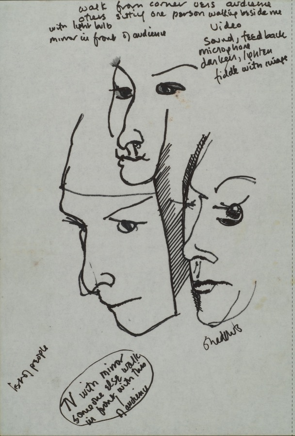 Notes for a performance and sketches of three heads
